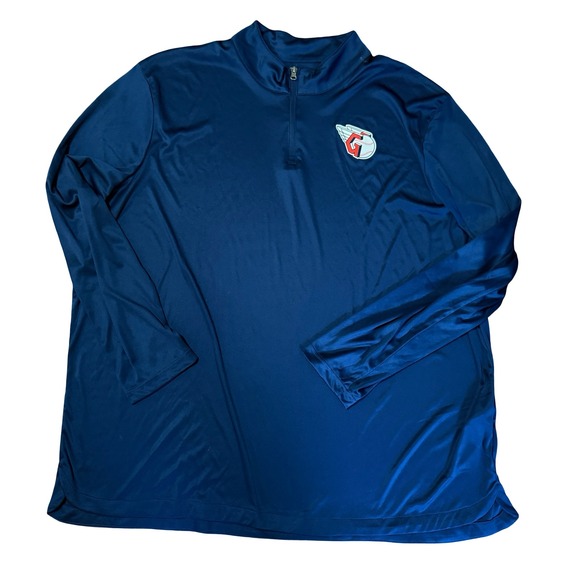 Fanatics Other - Fanatics Cleveland Guardians Mens 5XL Navy Blue Quarter Zip Pullover Performance